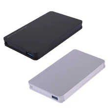 Aluminum Alloy Shell 2.5inch Ultra Slim USB 3.0 SATA Hd Box HDD Hard Disk Drive External HDD Enclosure High Quality