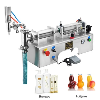 

Commercial pneumatic liquid filling machine stainless steel quantitative automatic small liquid filling machine