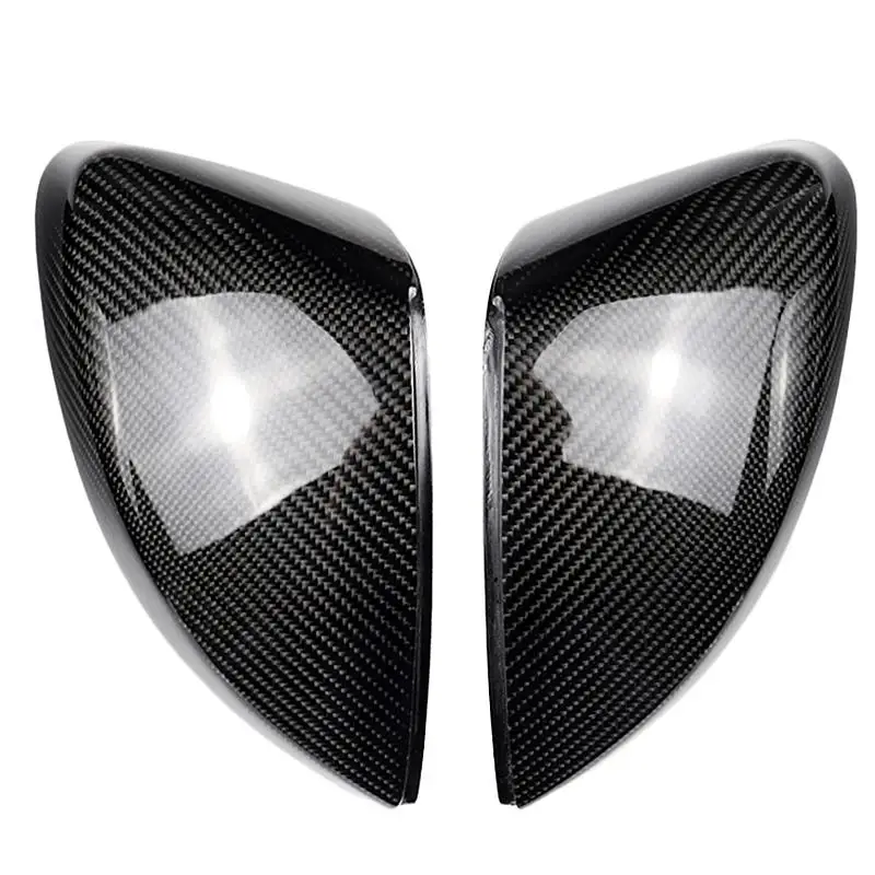 

For Audi A3 2013-2019 Carbon Fiber Side Wing Mirror Covers Caps Replacement Decoration