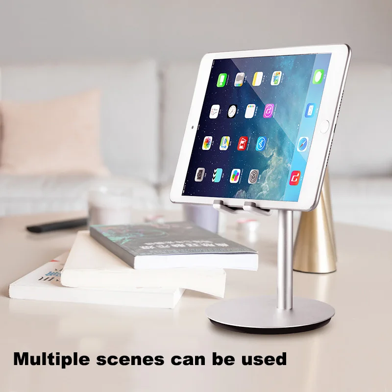  Vmonv Aluminum Alloy Tablet Phone Stand Holder for Iphone X 8 Ipad Air Mini 1 2 3 4 Lounger Bed Des