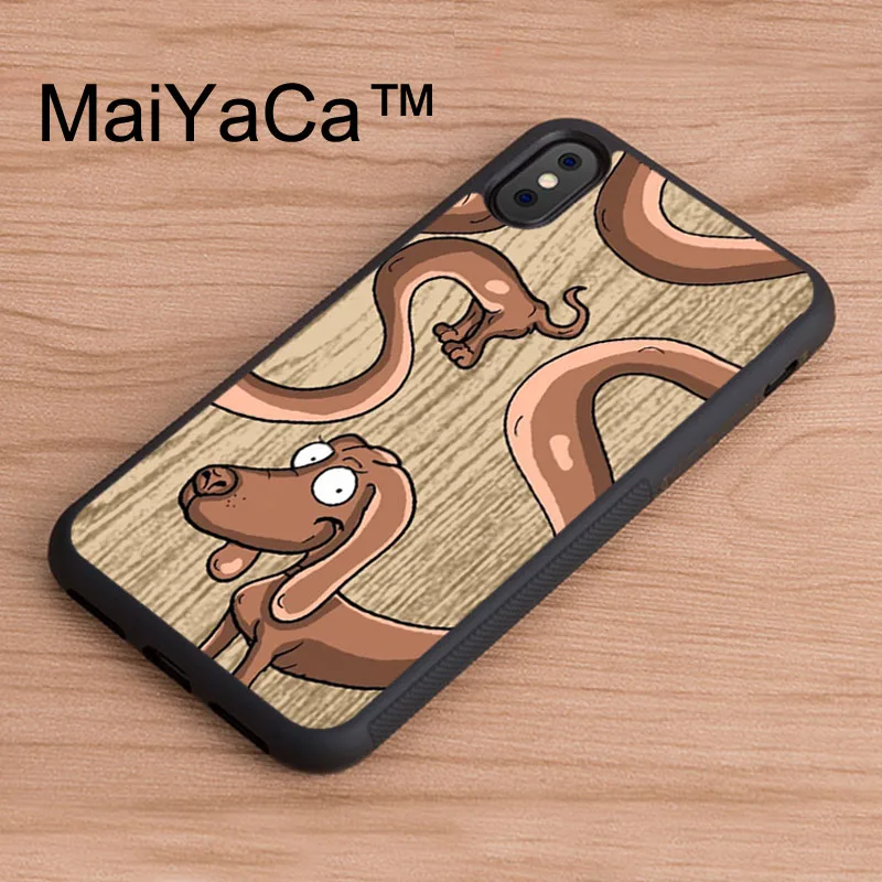 

MaiYaCa Sausage dog dachshund animal puppy funny Print TPU Back Case For iPhone X Soft Rubber Cover For iPhone X Case Phone Case