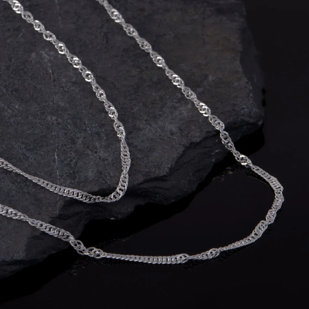 1 шт. цепочка для ожерелья 16 20 дюймов ширина 2 мм|chain necklace|necklace chainnecklace necklace |