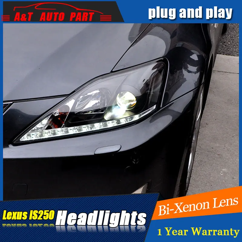 Auto part Style LED Head Lamp for Lexus IS250 led headlights 2006 2009