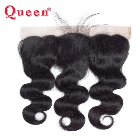 Onda do Corpo Frontal com Fechamento do Cabelo do Bebê Pacotes de Cabelo Rainha Cabelo Produto Brasileiro Laço Remy Pode Comprar 3 ou 4 Humano Parte Livre