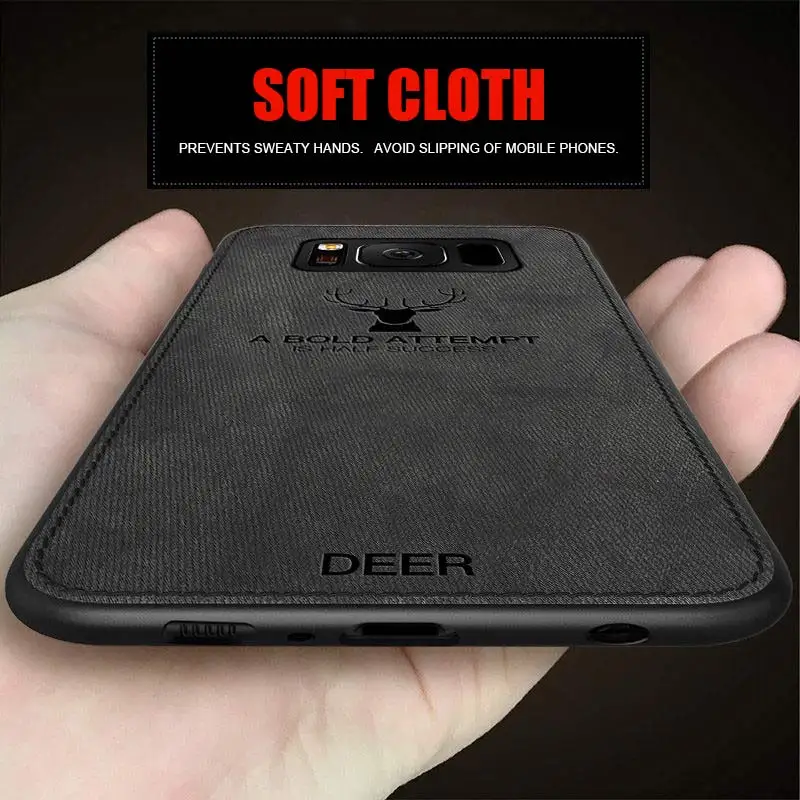 

Soft Cloth Back Cover For Samsung Galaxy J4 J6 A6 A8 Plus A9 Case A7 2018 J5 J7 2017 S7 S9 S8 Plus Note9 8 Shockproof Phone Case