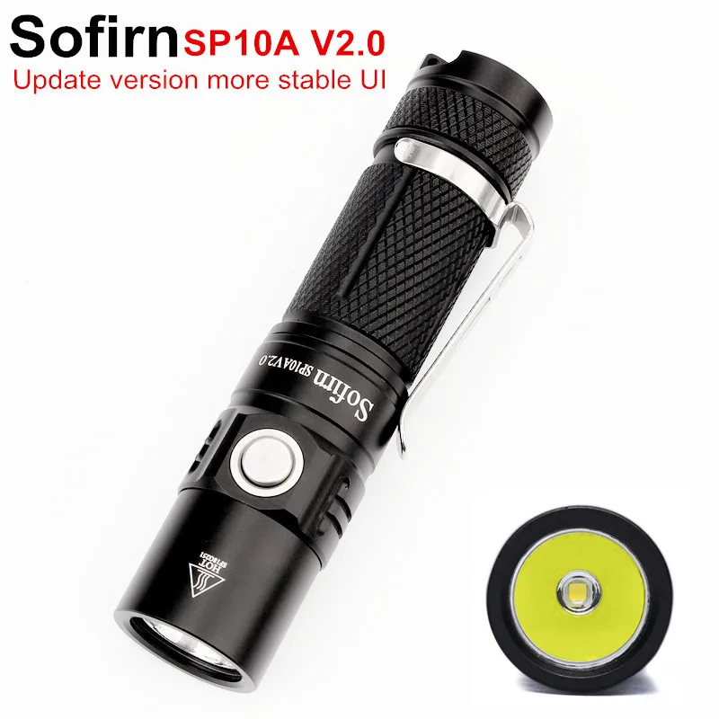 

[Sold out]Sofirn New SP10 V2.0 EDC Flashlight AA Tactical LED Flashlight 14500 Cree XPG2 550lm Mini Portable Flash Light Torch