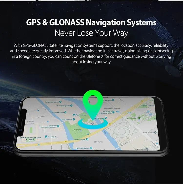 ULEFONE X 4GB RAM 64GB ROM MTK6763 2.0GHz Octa Core 5.85 Inch HD+ Full Screen Dual Camera Android 8.1 4G LTE Smartphone