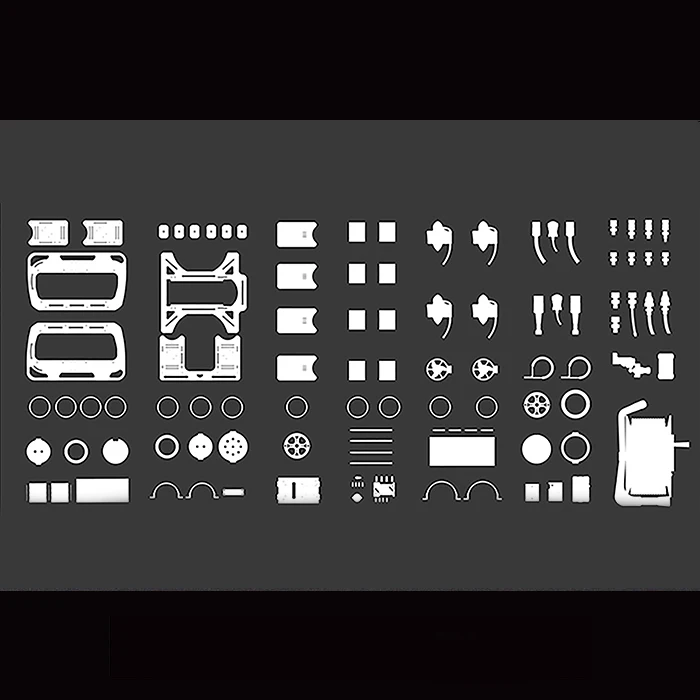 

ROV DIY Kit OpenROV DIY Open Frame Universal Remote Operated Vehicle Develop Sets Framework Autonomous Underwater Vehicle Parts