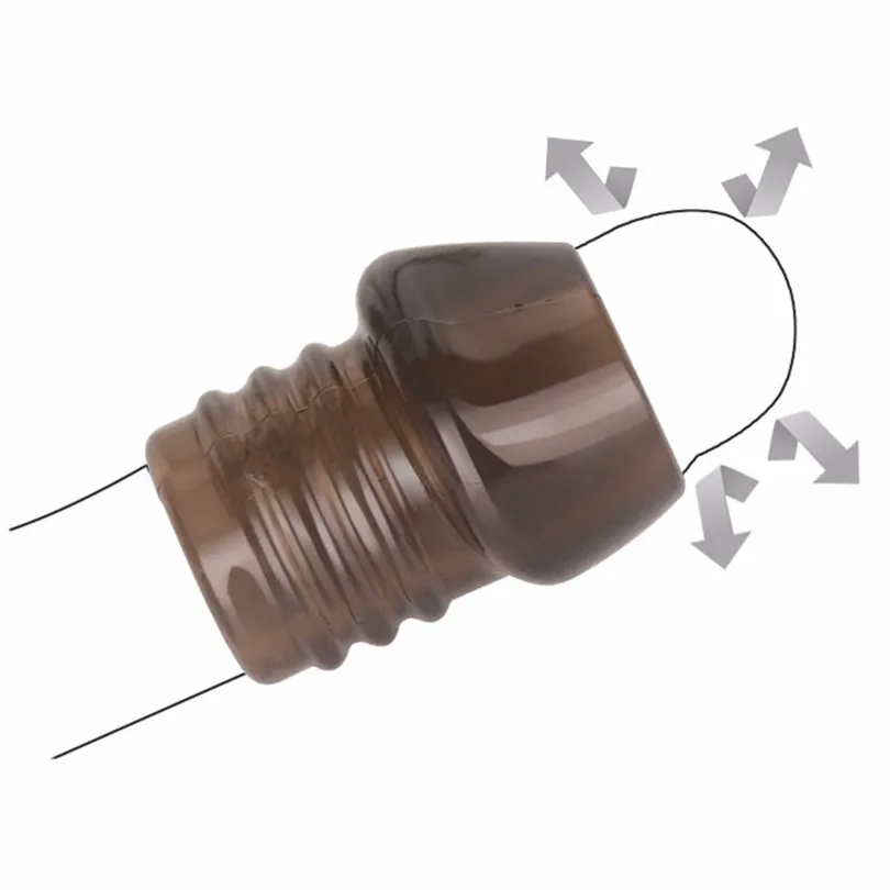 Adult accessory Flexible Glue Penis Sets Sex Products Men Delay Premature Lock Fine Sex Toys For Men Crystal set   (7)