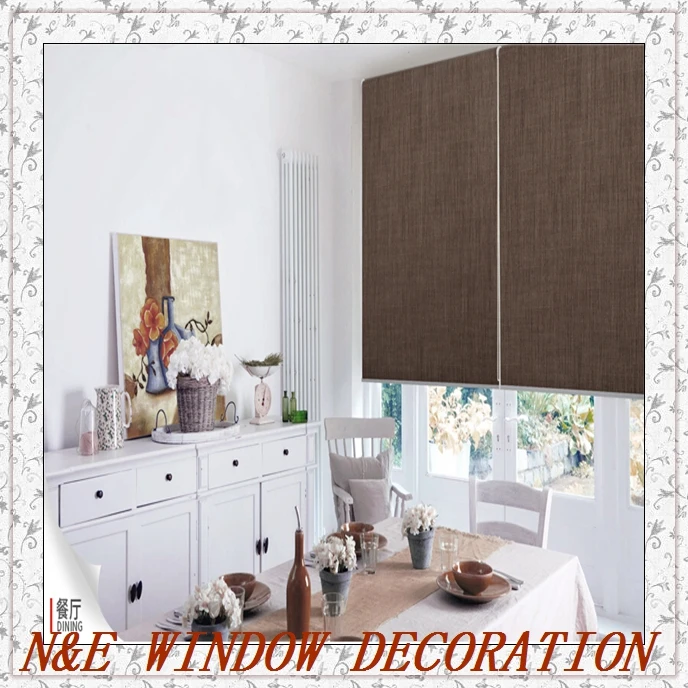 

Free shipping beautiful roller blinds 100% blackout with customized size high- quality livingroom/office window blinds