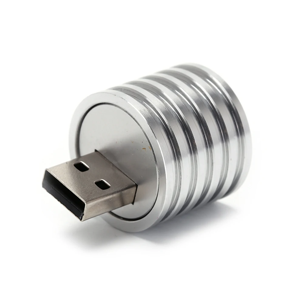 Новый переносной налобный фонарь мини USB Светодиодный прожектор 5 в 3 Вт лампа