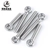 Pernos de ojo de pez de acero inoxidable M8 M10 M12 304, Perno de ojal con agujeros GB798, perno de anclaje articulado ► Foto 2/6