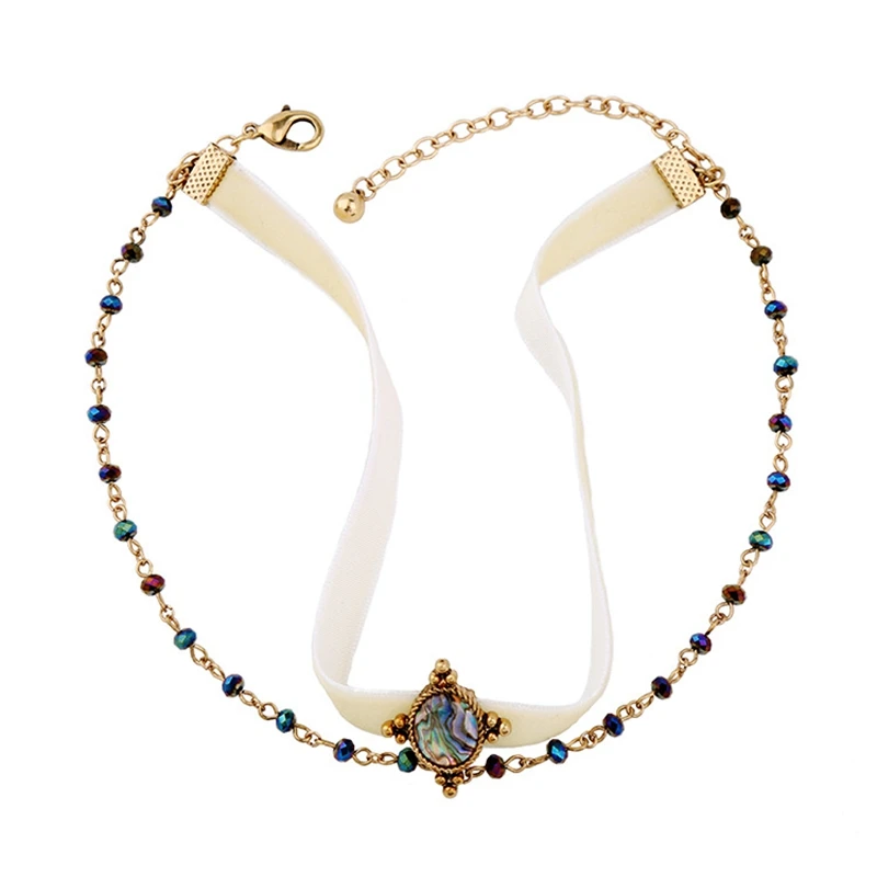 Модное Многоярусное короткое ожерелье цепочка s для женщин девочек бархатная