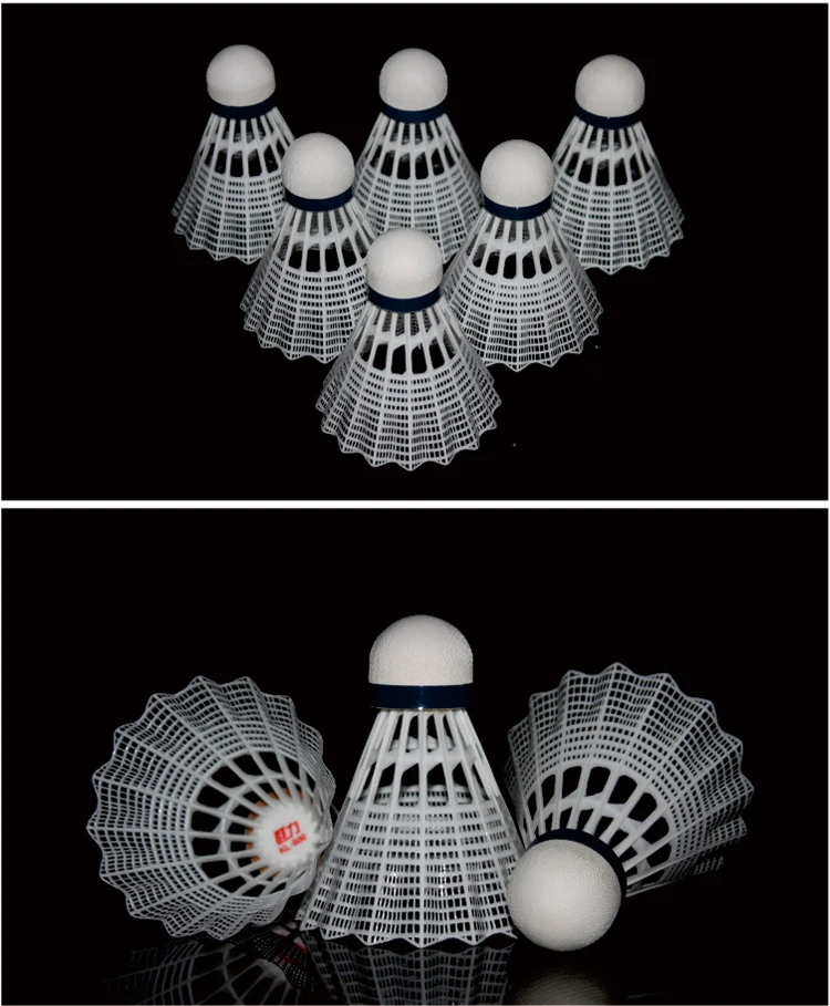 Kl-600 Лучший Сорт нейлона перо бадминтон волан 6 шт./десяток волан перо на конкурс 4 десятка/много Бесплатная доставка