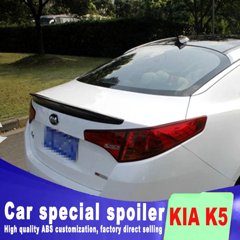 Мини Модный высококачественный ABS для KIA Optima K5 2011 2012 2013 задний Багажник крыло задний спойлер K5 праймер или любой цвет спойлеры