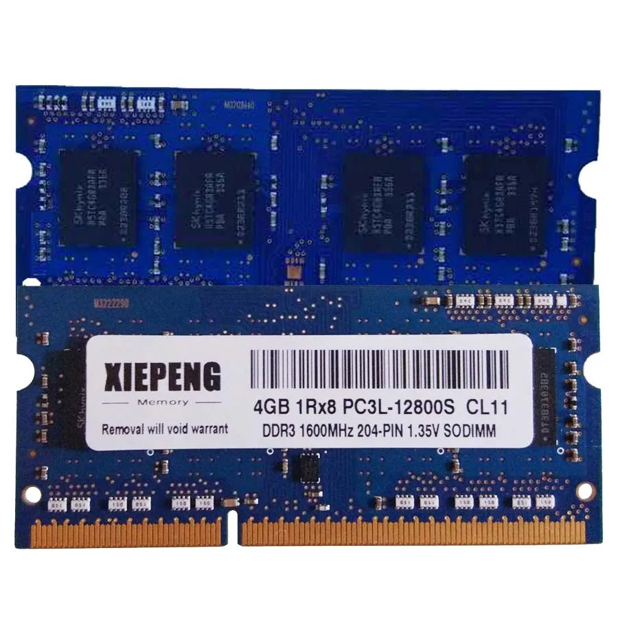 Память для ноутбука 4 Гб 2Rx8 PC3L 12800S RAM 8 DDR3L 1600 МГц ноутбуков Alienware 13 R2 14 15 18 M14 M14x M14X M18