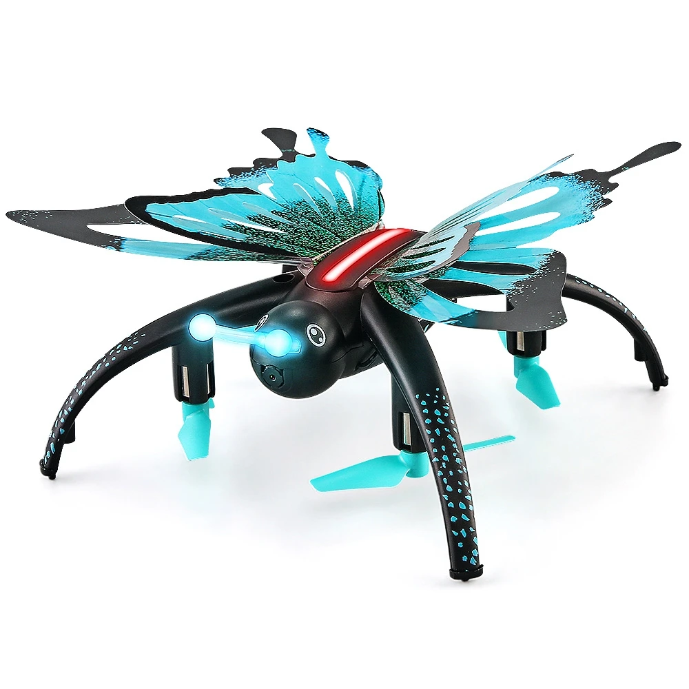 

JJR/C JJRC H42WH WIFI 0.3MP Camera 6 Axis 2.4G 4CH Voice Control Altitude Hold Mode Butterfly Mini RC Quadcopter Multirotor Toys