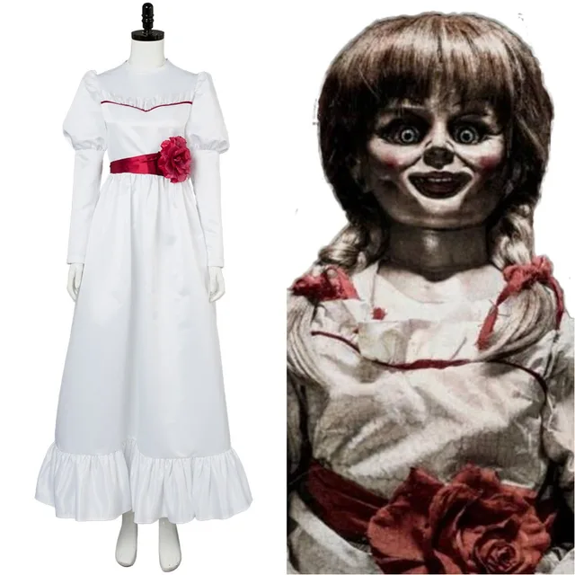 annabelle annabelle dress cosplay costume for halloween party full set