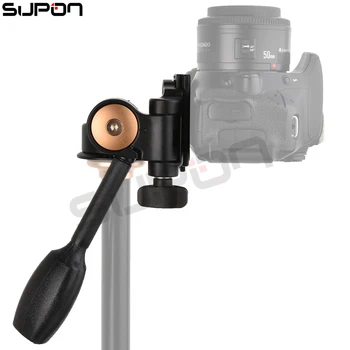 

Aluminum Video Tripod Ball Heads Q08 with Quick Release Plate Rocker Arm for DSLR Camera Tripod Monopod