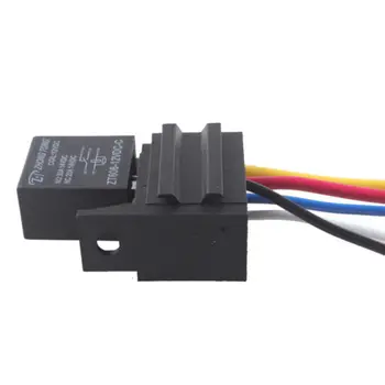 

Car 12V 30A Relay & Socket For Electric Fan Fuel Pump Horn Kit 5P 5 Wire Sales