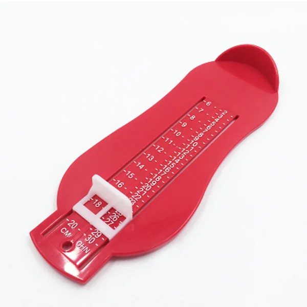 Измерительная обувь для младенцев, измерительная линейка, измерительный инструмент, детская обувь для малышей, обувь для младенцев - Цвет: Красный
