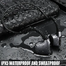 GEVO костной проводимости наушники Bluetooth наушники беспроводные стерео спортивные IPX5 Водонепроницаемый Hifi гарнитура с микрофоном для Xiaomi IPhone