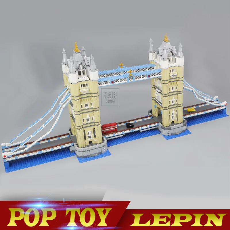 

New Lepin 17004 4295Pcs Creator Expert London Tower Bridge Model Building Blocks BricksToys Gift Compatible legoed 10214