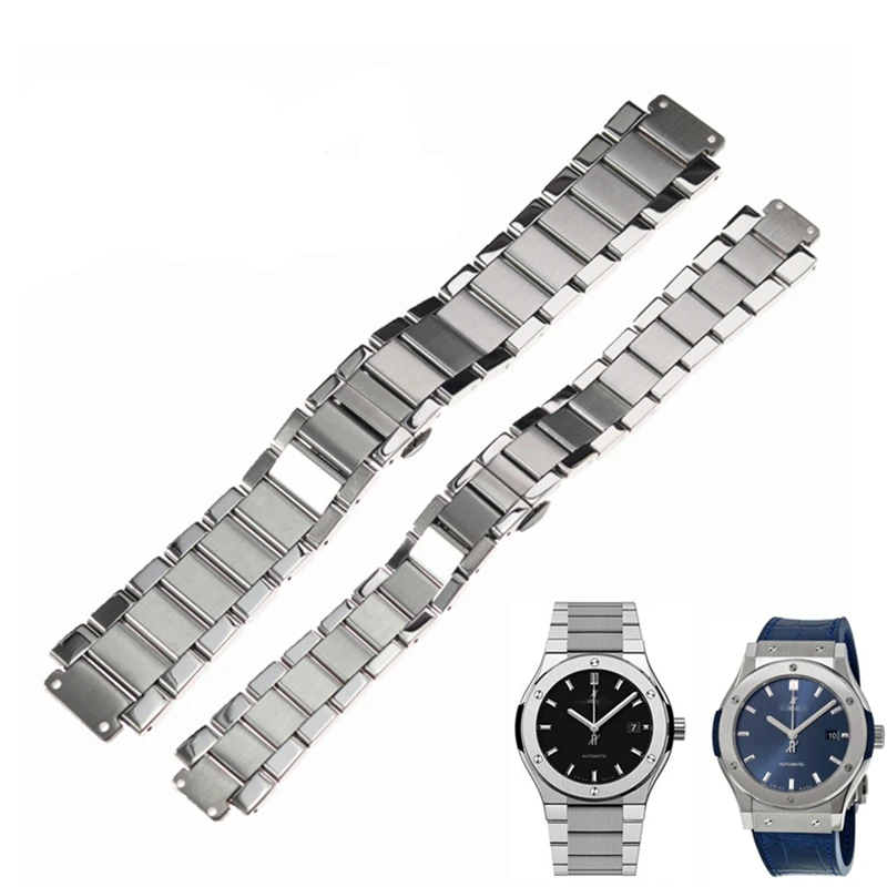 High quality 27mm20mm stainless steel strap for Hublot watch CLASSIC