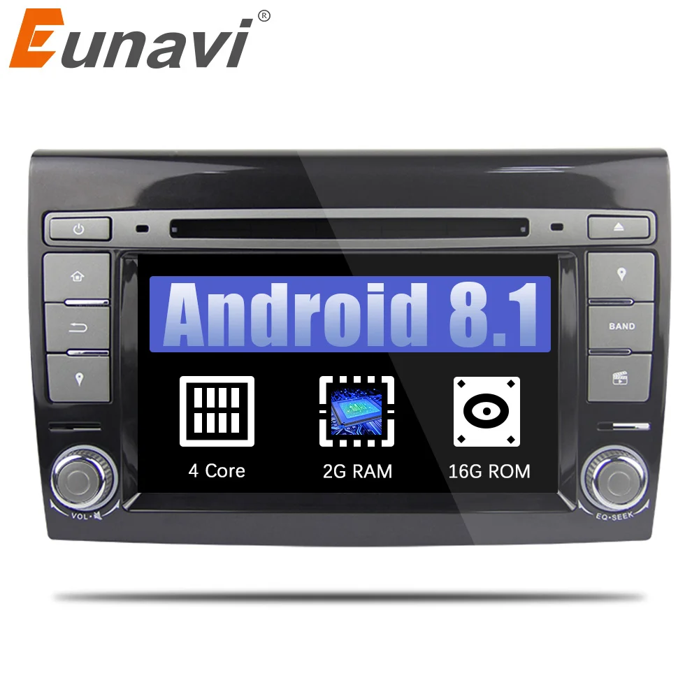 Eunavi 2 Din Android 8 1 Car Dvd 7 Inch Quad Core