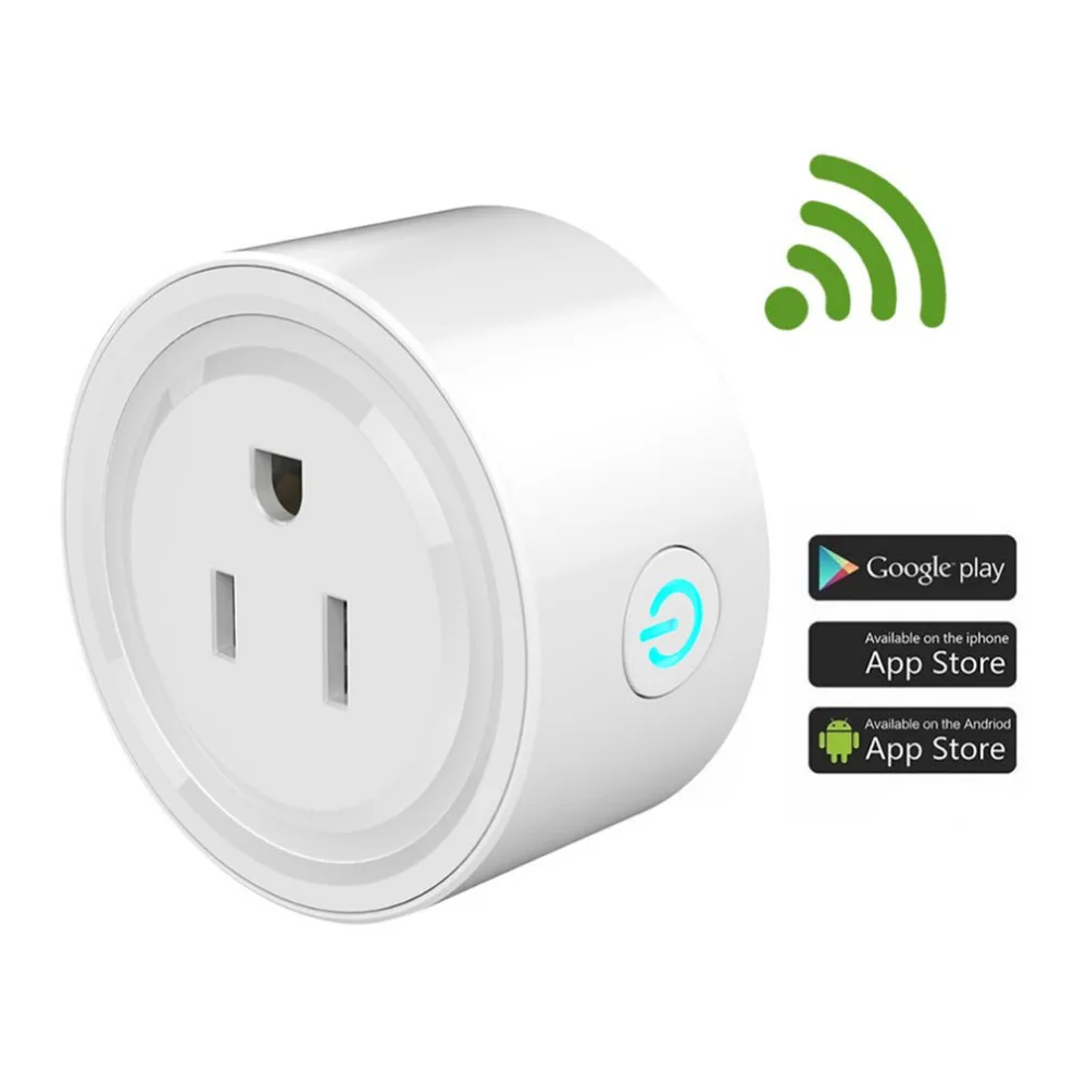 США Plug Мини умная розетка Беспроводной Wi-Fi, вилка приложение дистанционное управление сроки переключатель гнездо для домашней