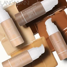 Langmanni 30ml Flüssige Foundation Weiche Matte Concealer 13 Farben Primer Basis Berufs Gesicht Make-up Foundation Contour Palette