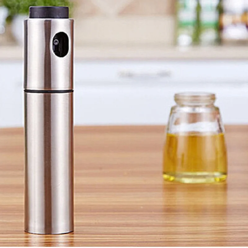 1PC Stainless Steel Olive Pump Spray Bottle Oil Sprayer Oiler Pot BBQ Barbecue Cooking Tool Can Pot Cookware kitchen Tool 1PC Stainless Steel Olive Pump Spray Bottle Oil Sprayer Oiler Pot BBQ Barbecue Cooking Tool Can Pot Cookware kitchen Tool