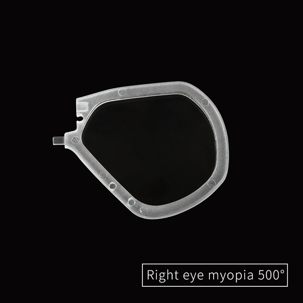 right myopia -500 Съемная маска для подводного плавания линзы для близорукости для Copozz модель 4910 4100 профессиональная маска для дайвинга Skuba очки оборудование для водных видов спорта - Цвет: right myopia -500