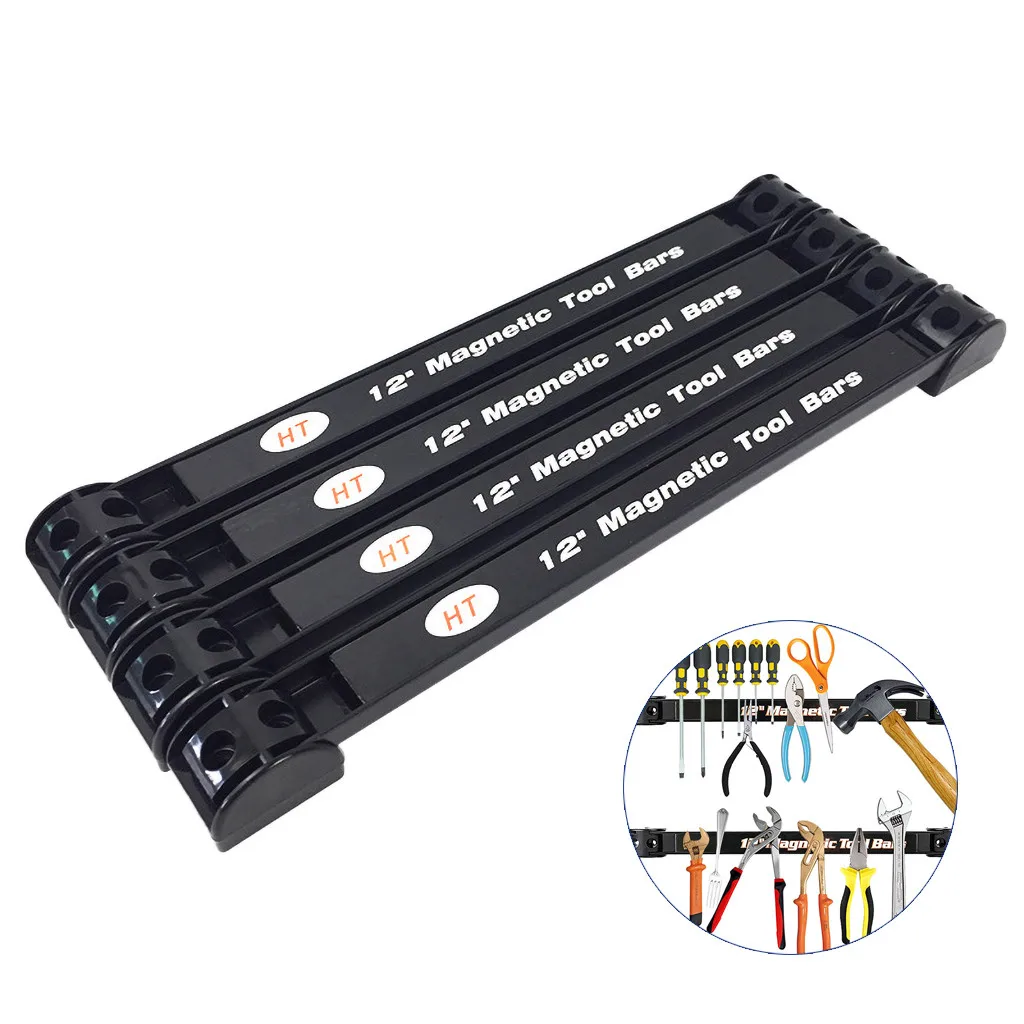 

4 independent magnetic strips Metal Magnet Storage Tool Storage Box Series For Garage / Workshop#620g20