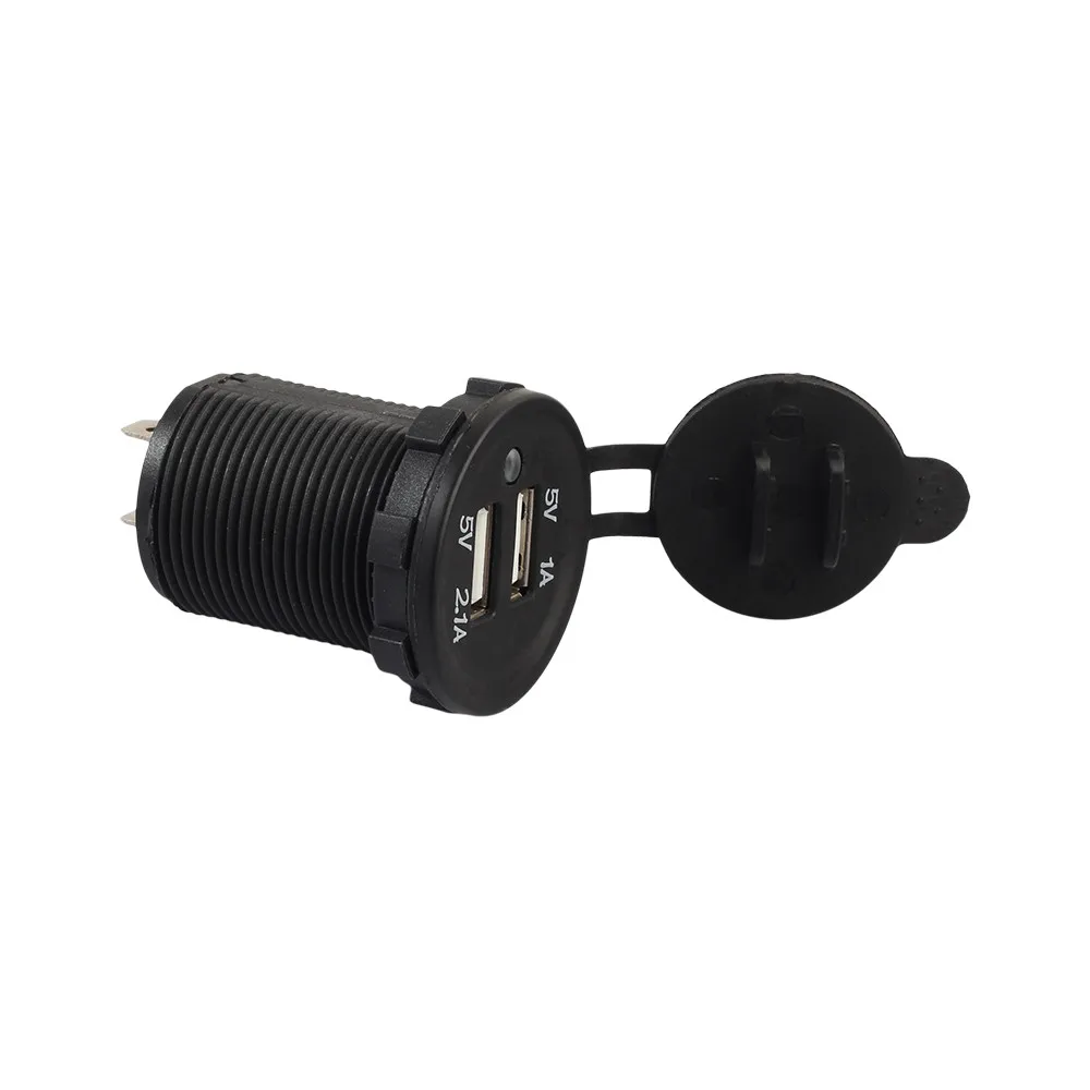 5 V 3.1A двойной USB автомобильный прикуриватель мобильный телефон зарядное устройство для автомобильного мотоцикла прикуриватель разветвитель Jan3