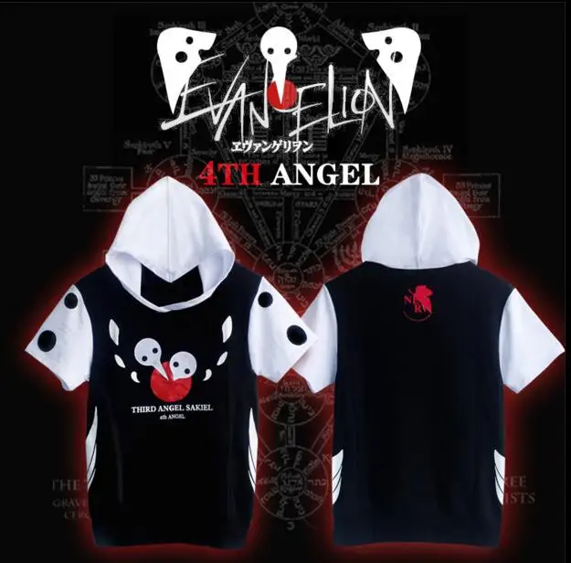 2016 anime New EVA THIRD ANGEL SAKIEL Hoodie Good Qiuality summer short