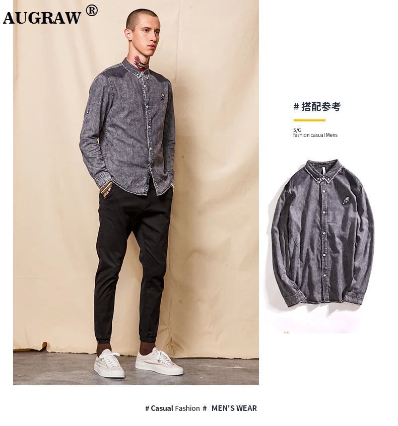 Augraw Hot New Good Quality Brand Clothing 100% Contton
