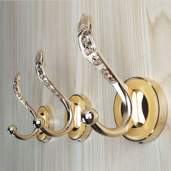 

1PC European coat hook zinc alloy towel hook door back single wardrobe closet coat hook wx8290952