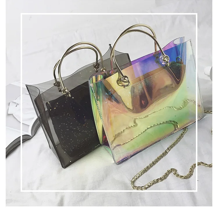 Yuhua, новые женские сумки, модная композитная сумка, Корейская версия лазерной сумки через плечо, трендовая женская сумка-мессенджер