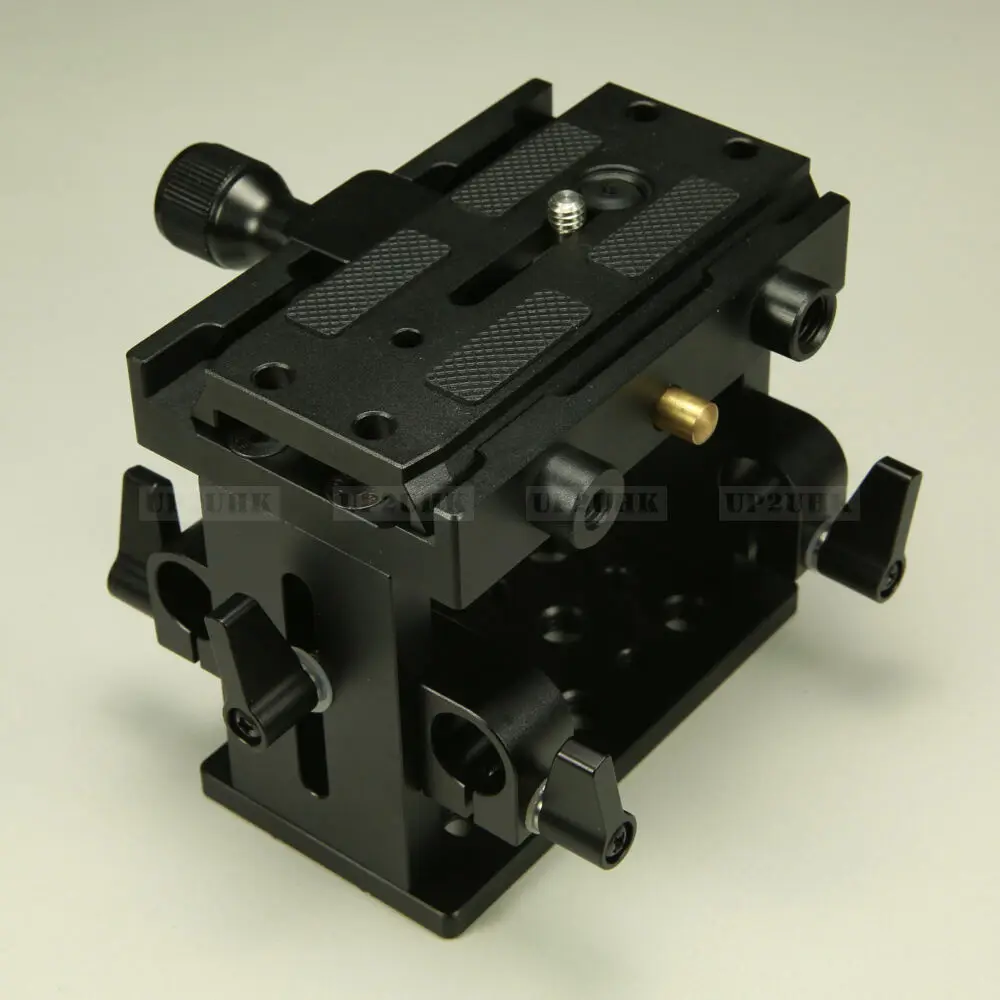 

15mm Rod Support Dovetail Quick Release Base plate fr Rail DSLR Rig Follow Focus
