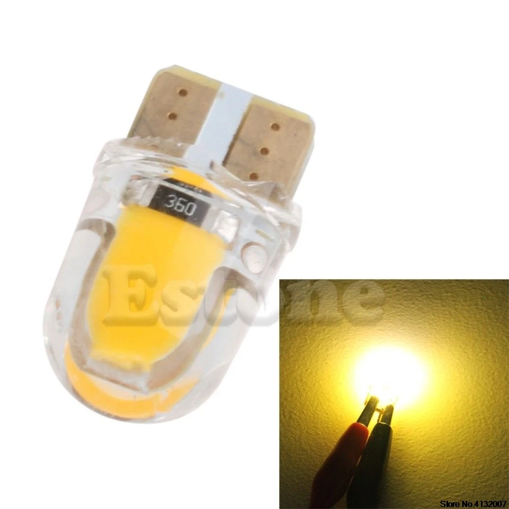 1 шт. T10 194 168 W5W 8 SMD СВЕТОДИОДНЫЙ Canbus яркая кварцевая лицензии светильник лампа теплого белого света 828 продвижение