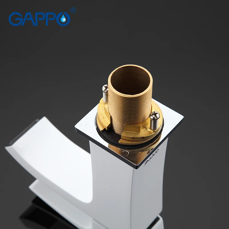 GAPPO белые смесители для раковины водопроводные краны смеситель ванной комнаты