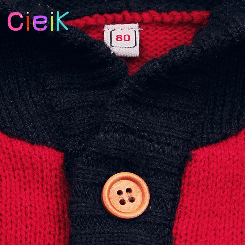 CieiK Boys Knitted Sweaters Cardigans Baby Infant Cartoon Coat Newborn Jacket 2018 Spring Toddler Girls Outwear Hood Button Up (7)