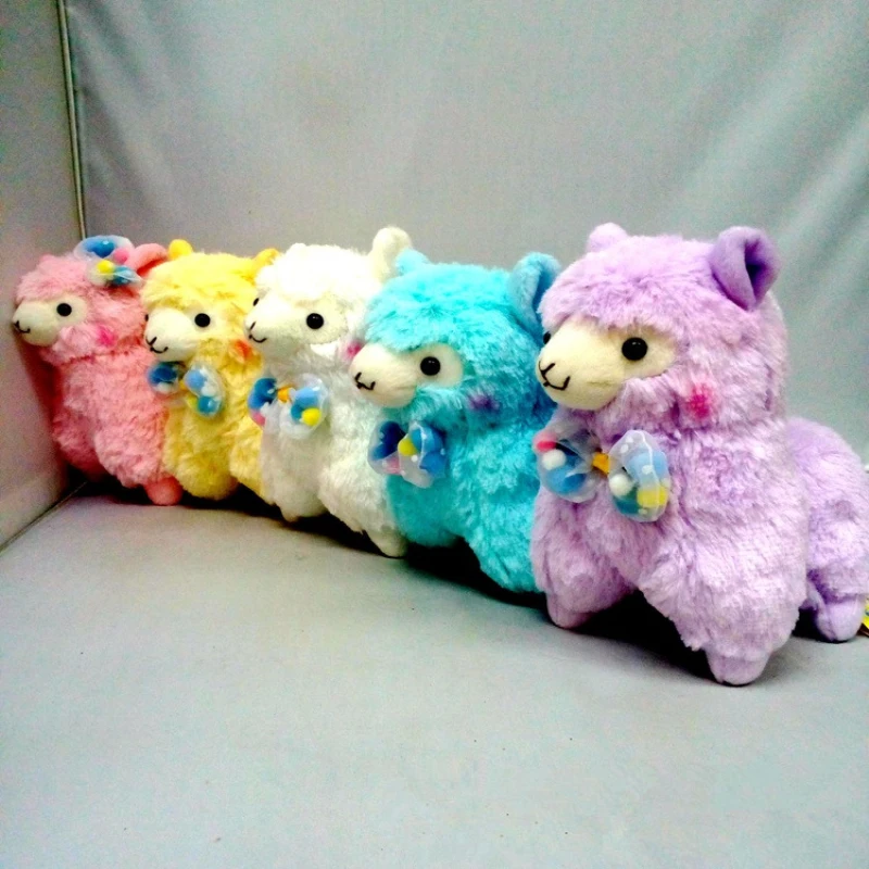 

new arrival 10Pcs/Lot 17cm Alpacasso Christmas Gifts Toys Japan Alpaca Plush Toys mix Colors Kids Toys T72