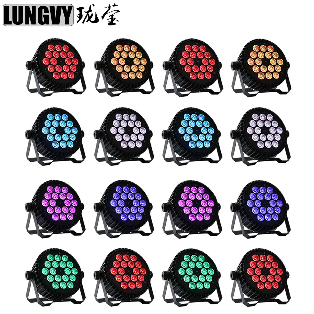 

Free Shipping 12pcs/lot Casting Aluminum Case 18X10W 4in1 8CH DMX Great Show Effect Led Par Light