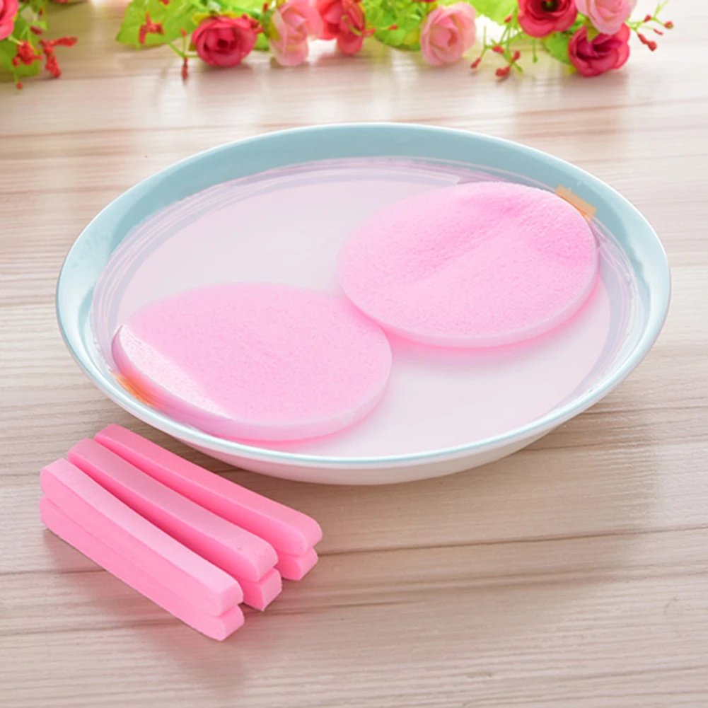 12Pcs/Bag Cosmetic Puff Compressed Cleansing Sponge Facial Cleanser Washing tool 3