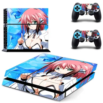 

New PS4 Skin Sticker Decal Vinyl for Sony Playstation 4 Console and Controllers PS4 Skin Sticker - Cute Girl Sora no otoshimono