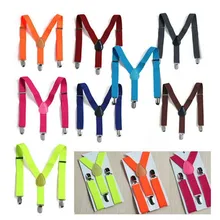 Модная детская одежда для мальчиков и девочек клип на Эластичный регулируемый Подтяжки для женщин ремень Y Форма сзади пояс для чулок