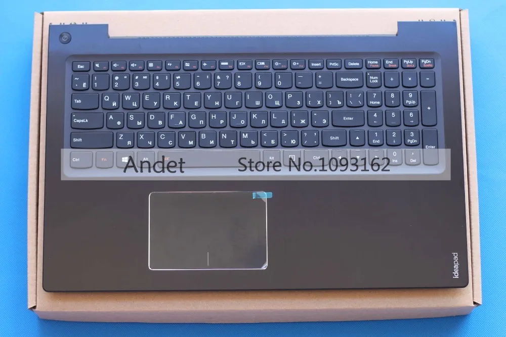 

New Original F Lenovo IdeaPad U530 Palmrest Keyboard Bezel Cover Touchpad with Backlit Black 90204072