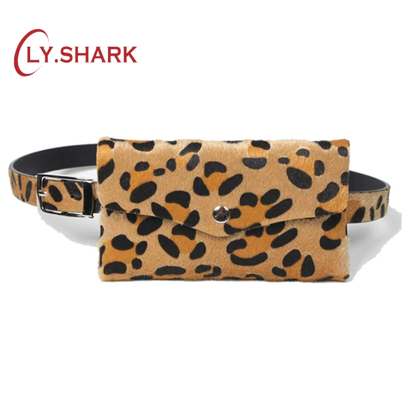 LY. SHARK Новый Ma Mao Дамский Ремень Леопардовый пояс карманы кошелек телефон сумка
